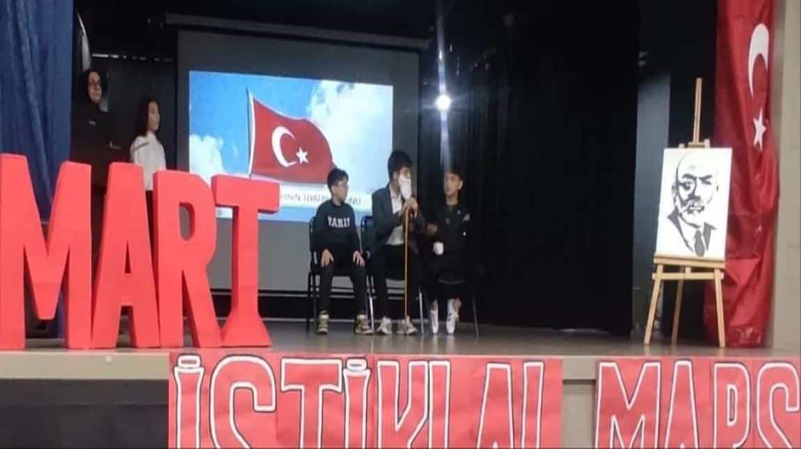 12 Mart İstiklal Marşı'nın Kabulü ve Mehmet Akif Ersoy'u Anma Günü Programı düzenlendi